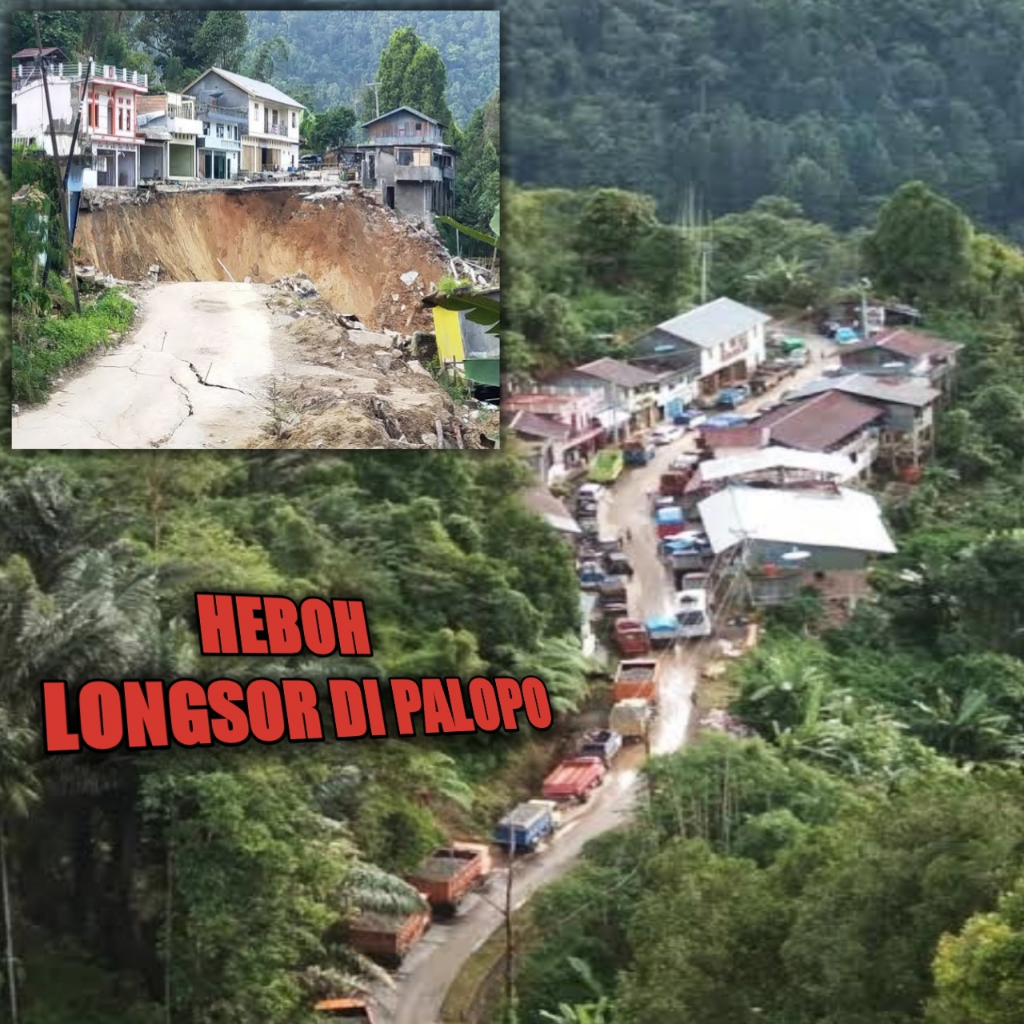 Heboh! Detik-Detik Longsor Di Palopo