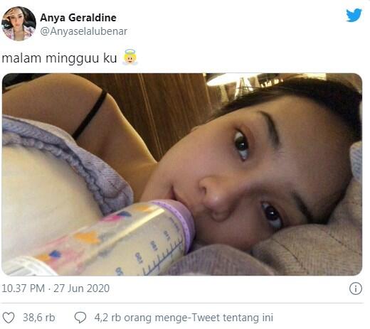 Bukan Cuma Netizen +62, Kebiasaan Ngedot Anya Geraldine Sampai Disorot Media Asing