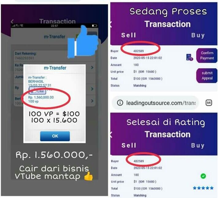 Bisnis Vtube 💯Gratis. Hasilkan income Rp.70jt+ hanya nonton iklan 10 menit