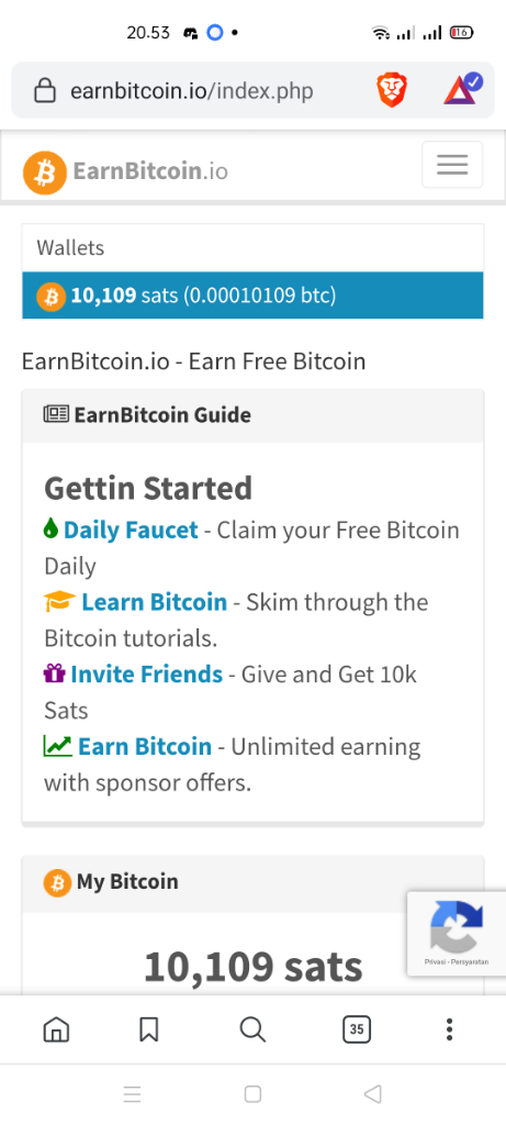 0.0001 BTC Langsung Masuk ke Dompet Gas !!