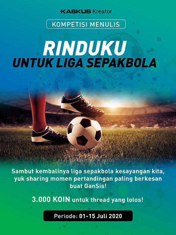 Mau Dapet 3000 Bonus Koin? Ceritakan Antusias Agan Menyambut Liga Sepakbola Yuk! 