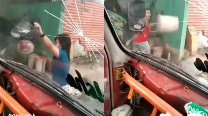 Viral Dua Cewek Ngamuk Karna Tak Diberi Uang Parkir