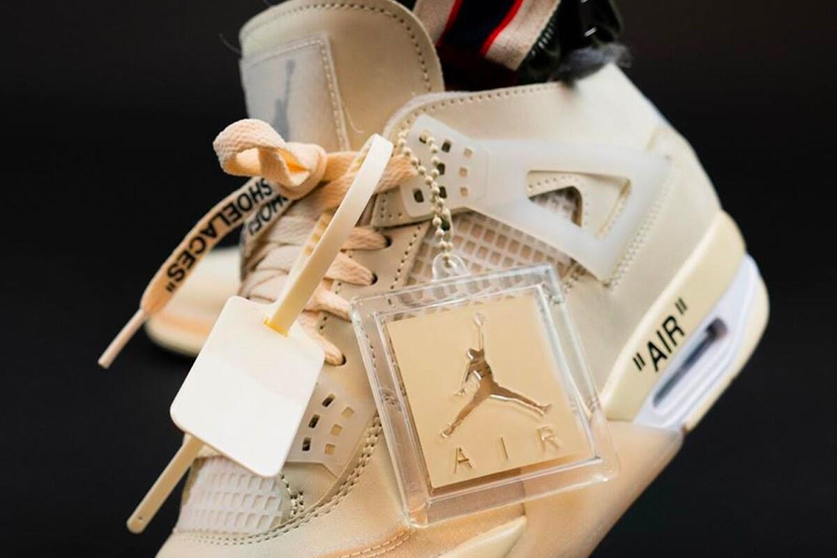 Kolaborasi Off-White dan Nike Hadir Kembali Melalui Air Jordan 4 “Sail”!