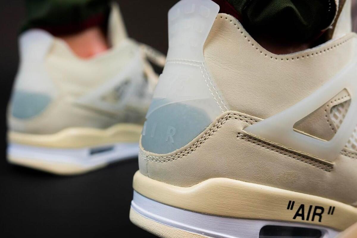 Kolaborasi Off-White dan Nike Hadir Kembali Melalui Air Jordan 4 “Sail”!