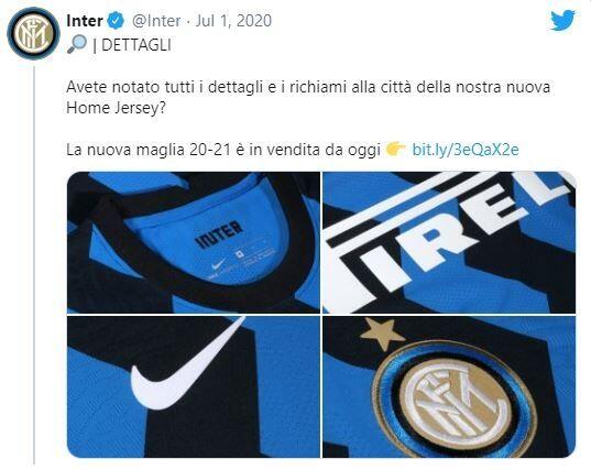 Viral Jersey Tim Sepak Bola Inter Milan Ternyata 'Made in Indonesia'