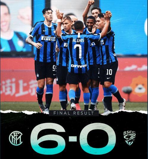 Inter Bantai Brescia 6-0, Alexis Sanchez Seperti Hidup Lagi