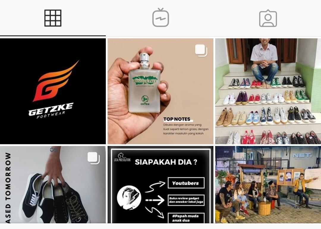 Bentuk Dukungan Media Sepatu Lokal di Instagram