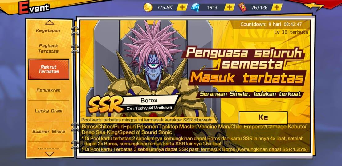 Update Hero Terbaru, Boros Sang Penguasa Semesta Hadir Dalam Edisi Terbatas