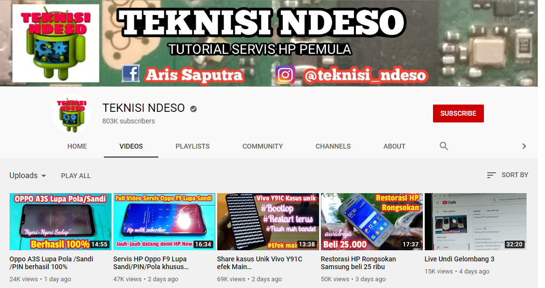 List Channel Youtube yang Menghibur dan juga Bermanfaat (versi ane)
