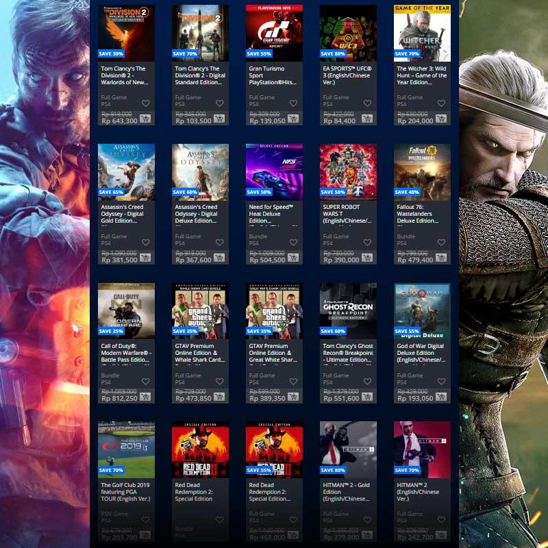 NIKMATI SERUNYA MID YEAR DEALS 80% OFF DARI PLAYSTATION STORE