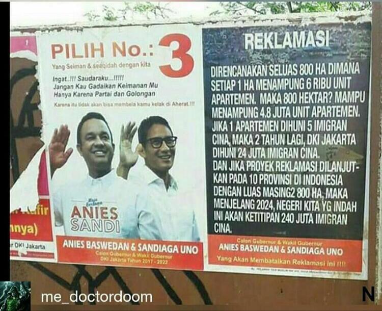 Ungkit Janji Anies Tolak Reklamasi, Bamus Betawi: Sekarang Kok Dilanjutkan?