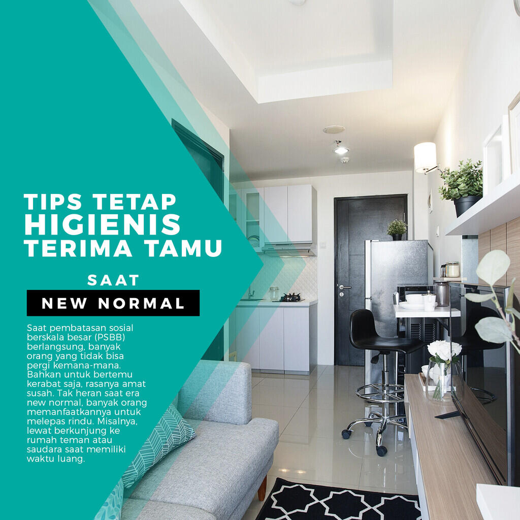 Tips Tetap Higienis Terima Tamu saat New Normal
