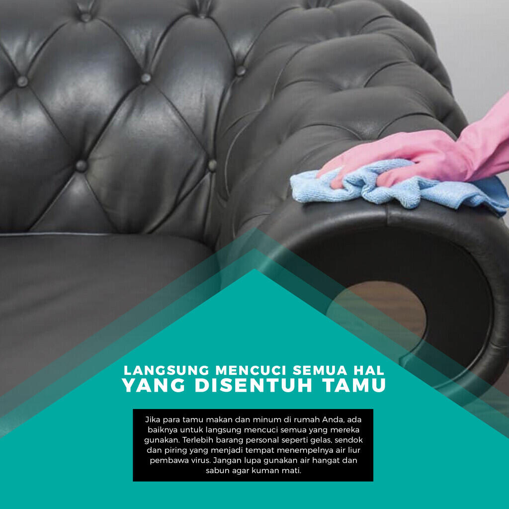 Tips Tetap Higienis Terima Tamu saat New Normal