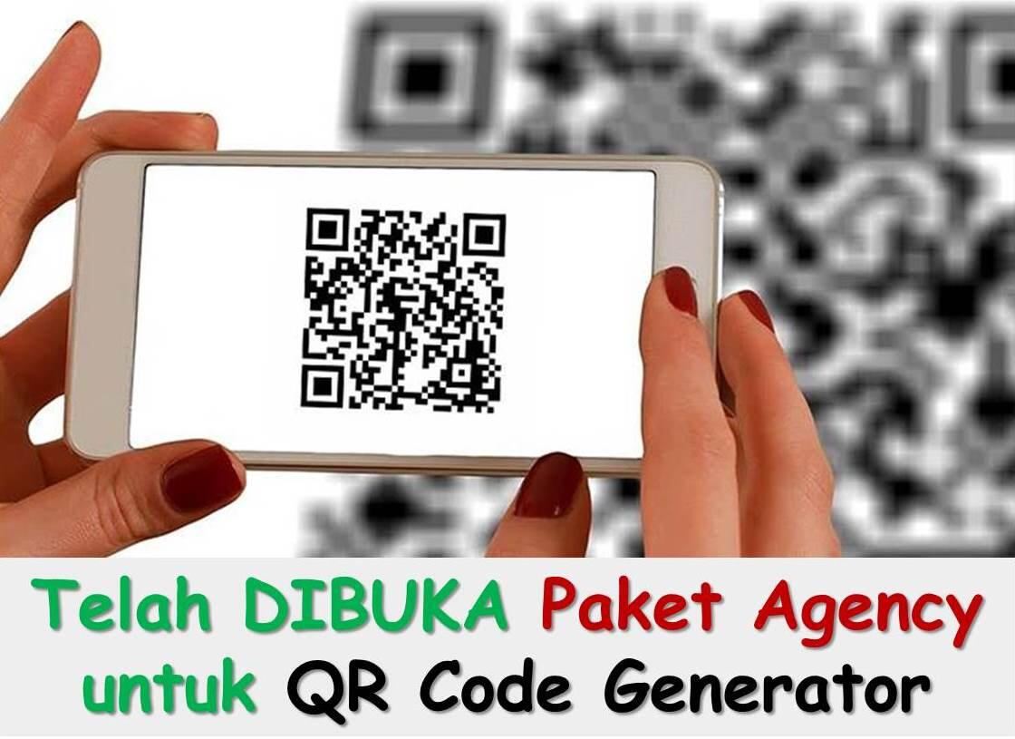 Telah DIBUKA Paket Agency untuk QR Code Generator