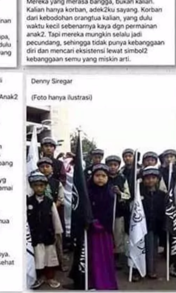 Denny Siregar Sebut Foto 'Santri Calon Teroris' Ilustrasi, Ini Kata Ponpes