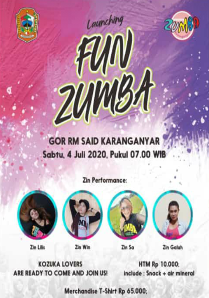 Launching Fun Zumba - KOZUKA lovers - KOmunitas ZUmba KAranganyar