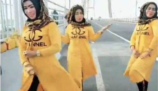 Ibu-Ibu yang Viral Joget TikTok di Jembatan Suramadu Diamankan