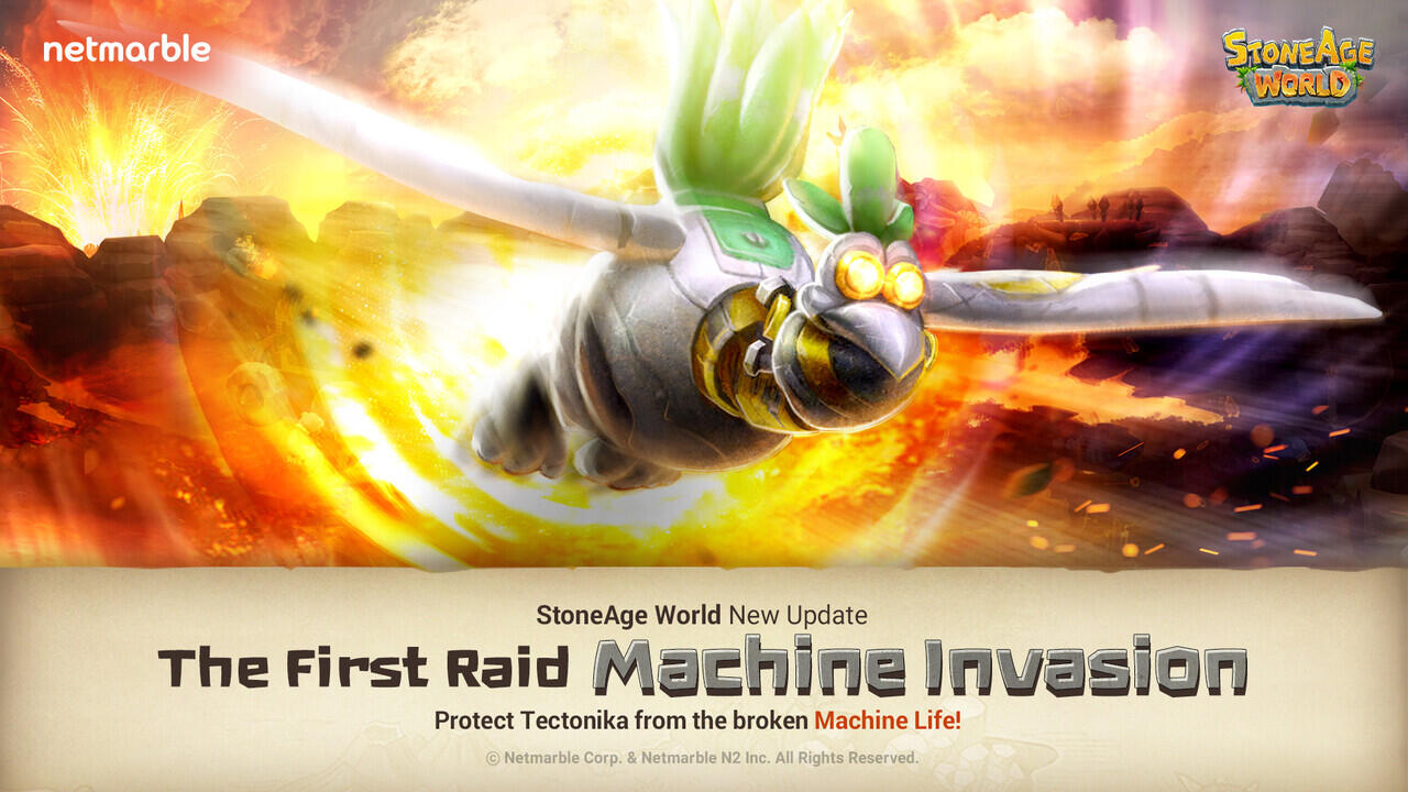Lawan Machine Civiliation Dalam Update Global Pertama STONEAGE WORLD