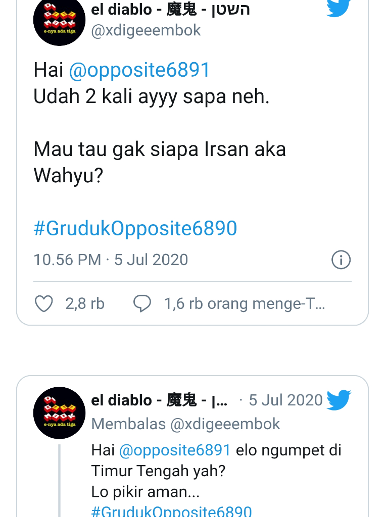 Data Pribadi Denny Siregar Bocor,Akun @xdigeeembok Bongkar Pemilik Akun @Opposite6891