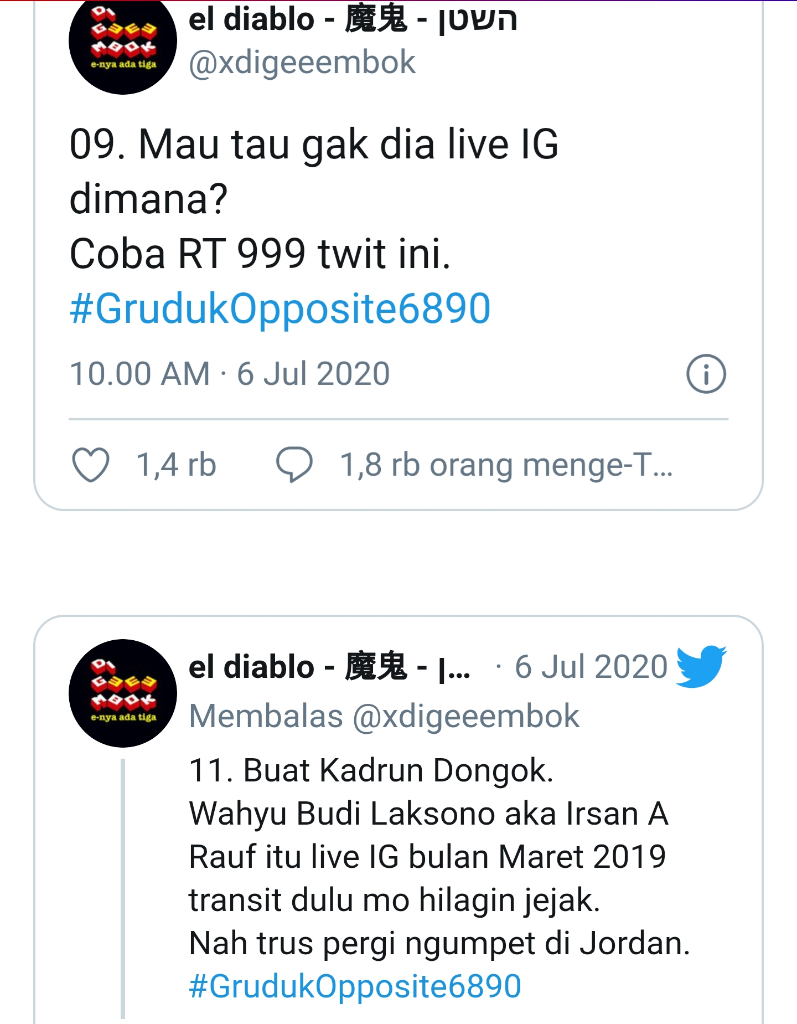 Data Pribadi Denny Siregar Bocor,Akun @xdigeeembok Bongkar Pemilik Akun @Opposite6891