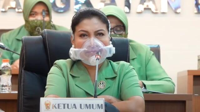 Masker Istri KSAD Jenderal Andika Perkasa Curi Perhatian, Dicek Harganya Fantastis