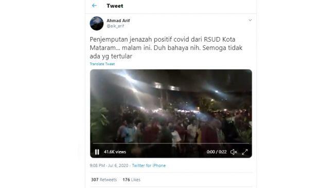 Viral Video Warga Jemput Paksa Jenazah COVID-19, Polisi Kalah Jumlah