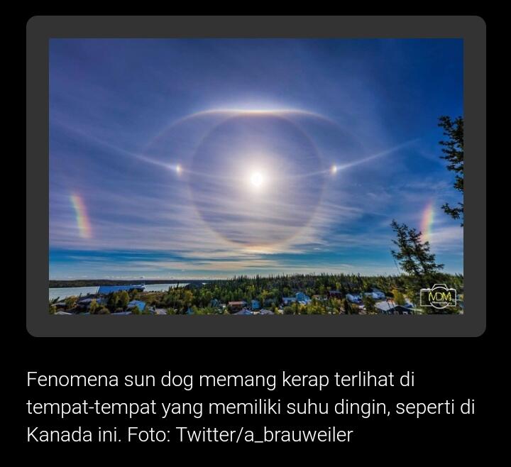 &#91;Coc Reg.Kepulauan Riau&#93; Deretan Fakta Unik Sun Dog, yang Viral di Kepulauan Riau!