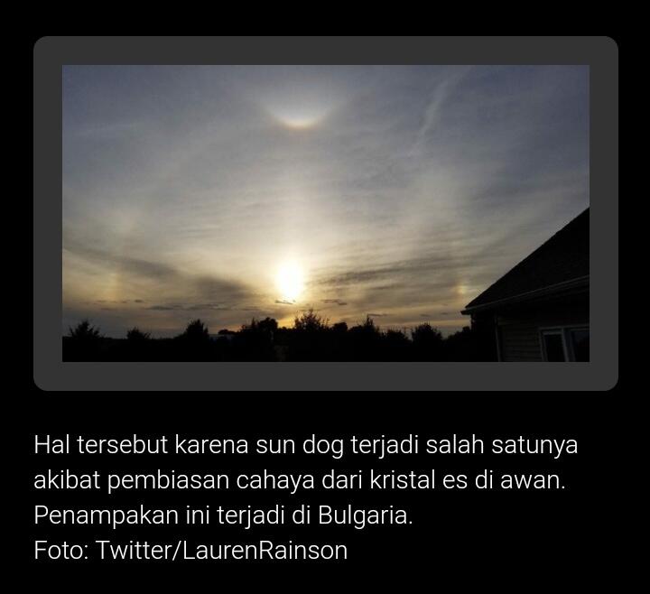 &#91;Coc Reg.Kepulauan Riau&#93; Deretan Fakta Unik Sun Dog, yang Viral di Kepulauan Riau!