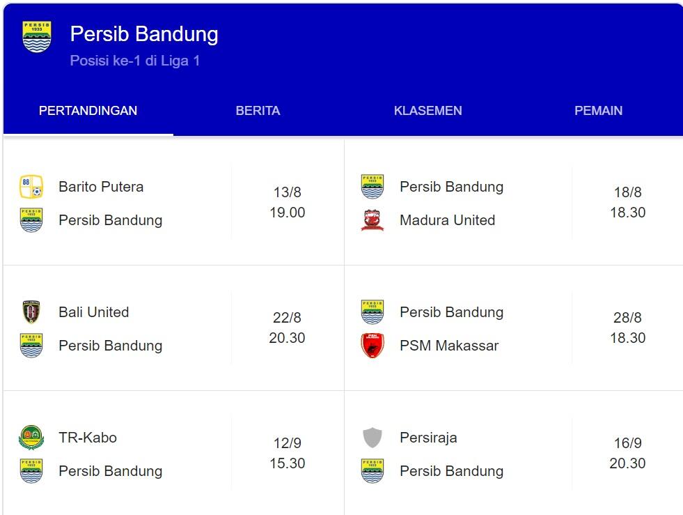 Liga 1 Akan Segera Di Gelar, Semangat Untuk Tim Maung Bandung. Tunjukkan Aksi Kalian!