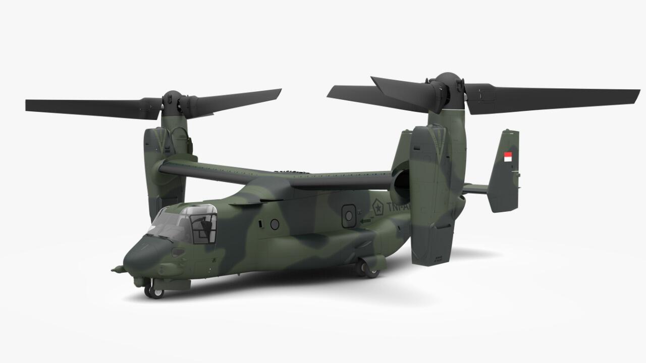 Government of Indonesia has requested to buy eight (8) MV-22 Block C Osprey aircraft.