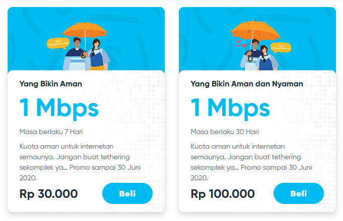 Akhirnya! Telkomsel Mengeluarkan Paket Internet Unlimited Tanpa FUP di Provider By.U