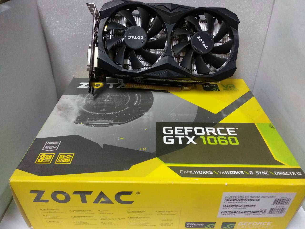 ™ ░▒▓ ZOTAC GeForce® GTX 1060 3GB AMP Core Edition ▓▒░ ™