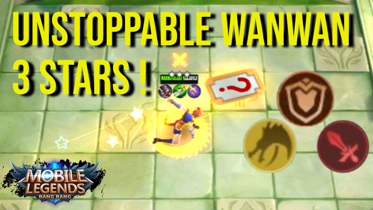 Unstoppable Wanwan 3 Stars - Magic Chess Combo Dragon Altar Tank WM - Mobile Legends