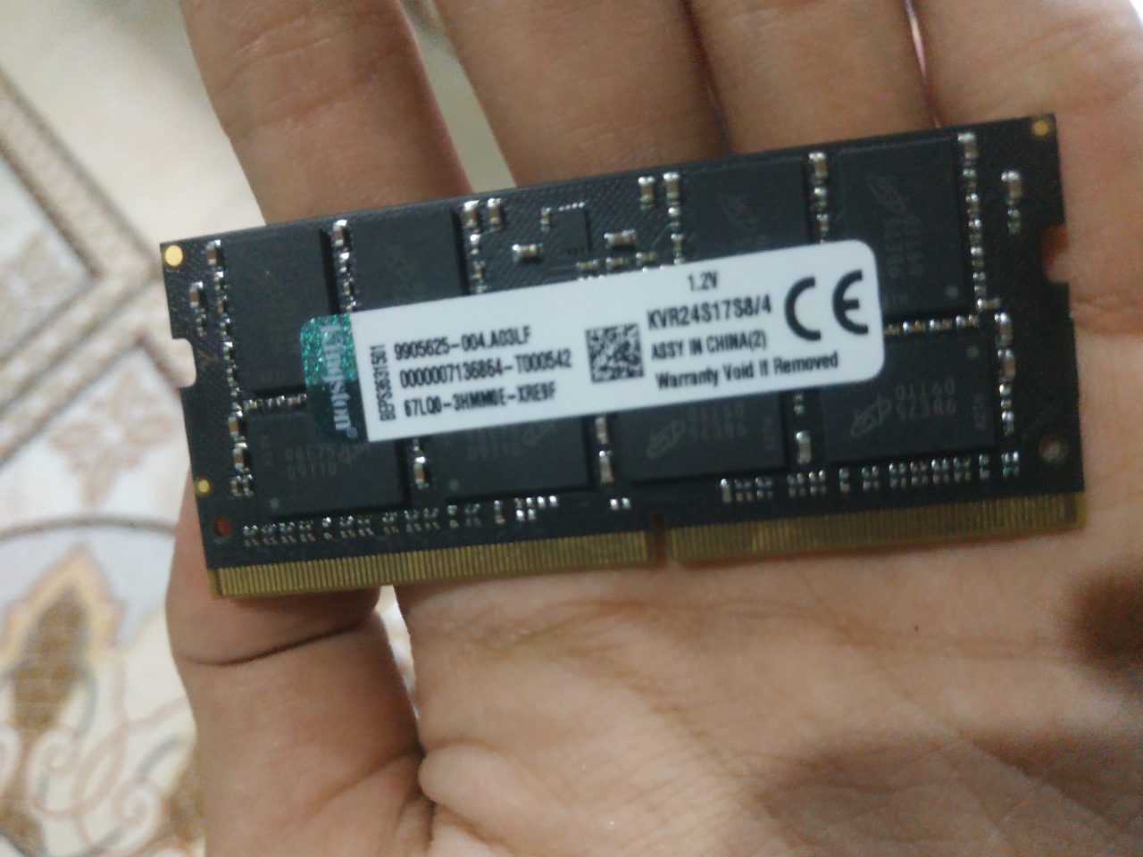 ERROR UPGRADE RAM KE 8GB 2X4