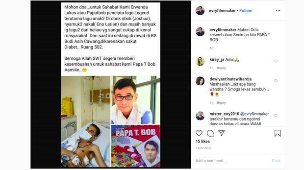 Pencipta Lagu Anak Legendaris Papa T Bob Meninggal