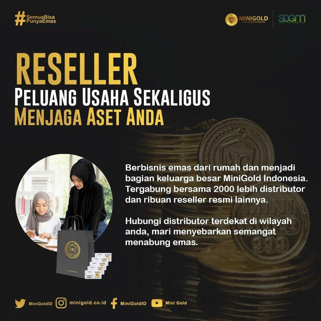 Open Reseller Minigold | Modal 1jt Udah Bisa Jualan Emas | Mini Gold | Antam