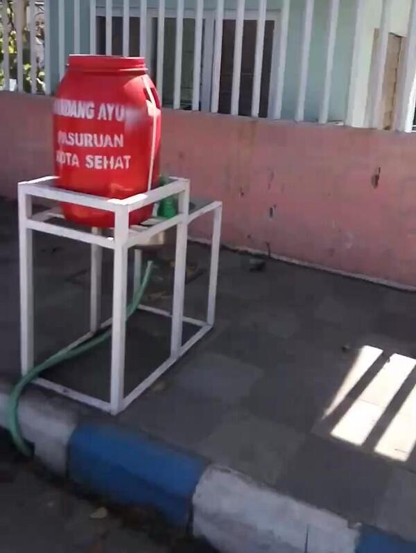 Viral Bak Cuci Tangan untuk Cegah COVID-19 di Pasuruan Isi 3 Bangkai Tikus