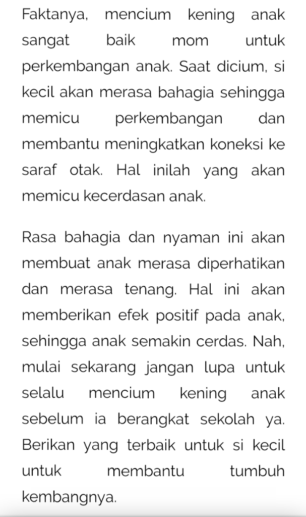 Selain Bonding, Memeluk dan Mencium 4 Titik Pada Diri Anak Diklaim Akan Lebih Cerdas!