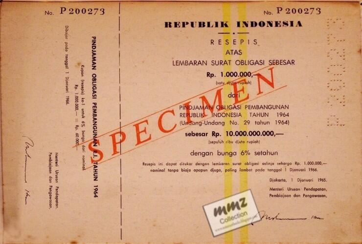 Antara 1946 dan 1964, Indonesia Berutang 7 Kali kepada Rakyatnya