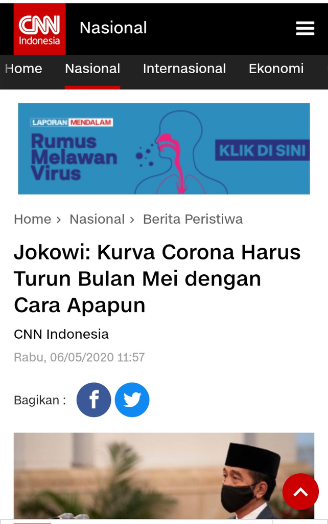 Pak Jokowi, Kok Gugus Tugas Gak Masalah Kasus Positif Naik Terus?