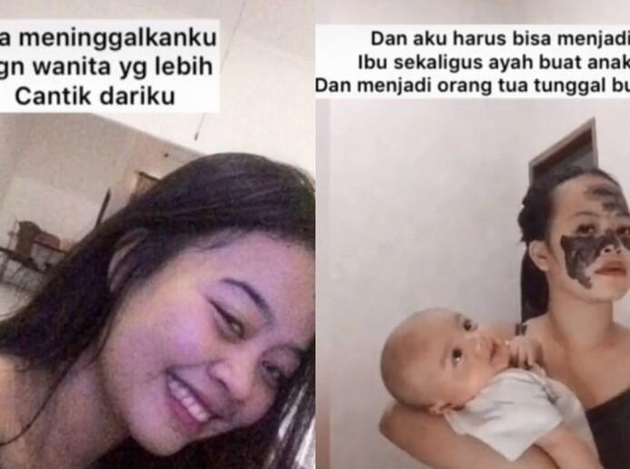 Viral Curhat Mama Muda Nan Cantik Ditinggal Suami Demi Pelakor, Padahal Baru Lahiran