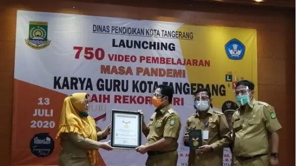 &#91;COC&#93; Ratusan Video Pembelajaran Daring Guru di Tangerang Berbuah Rekor MURI