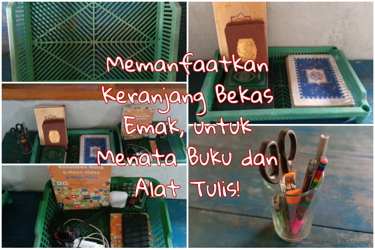 Rak Buku dan Wadah Alat  Tulis  Buatan Ane dari Perkakas  