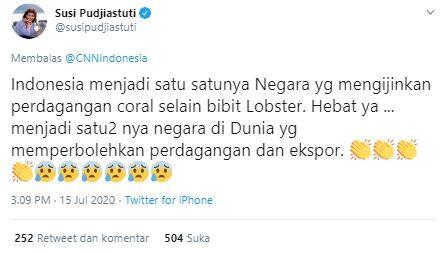Coral Diperjualbelikan Lagi, Susi Pudjiastuti Ingatkan Ancaman Ini