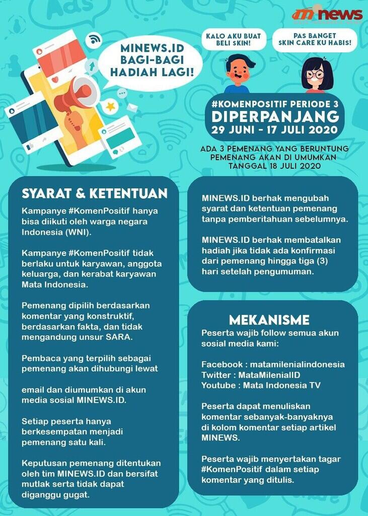 KOMEN doang dapet UANG? Minews Kuis – Edisi Juli 2020 Periode 3 #KomenPositif