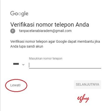 Cara Membuat Account GMail Tanpa Nomor Handphone dengan Handphone Android