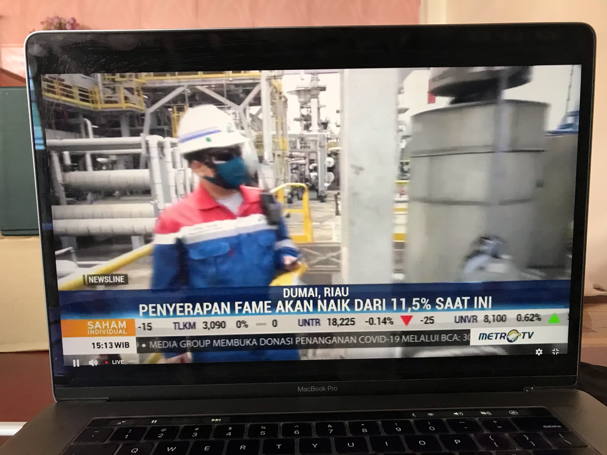 Pertamina Berhasil Uji Coba BBM dari 100% Minyak Sawit