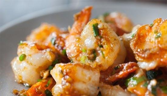 Kreasi Udang dan Bawang Putih yang Sedap