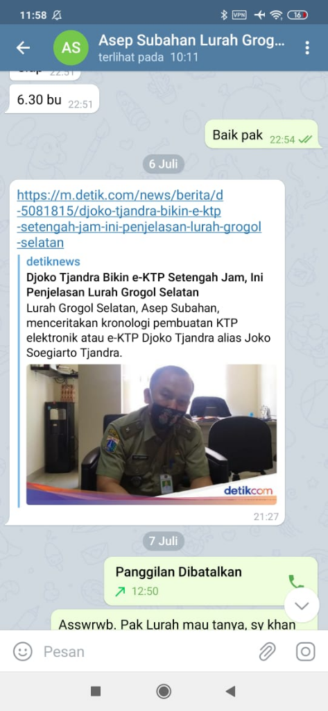 Pengacara Djoko Tjandra Bakal Laporkan Akun Twitter @xdigeeembok