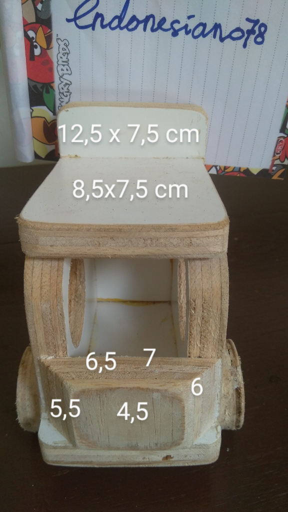 &#91;DIY&#93; Membuat Mobil Truk Buat Tanaman Hias dengan Barang Sisa 